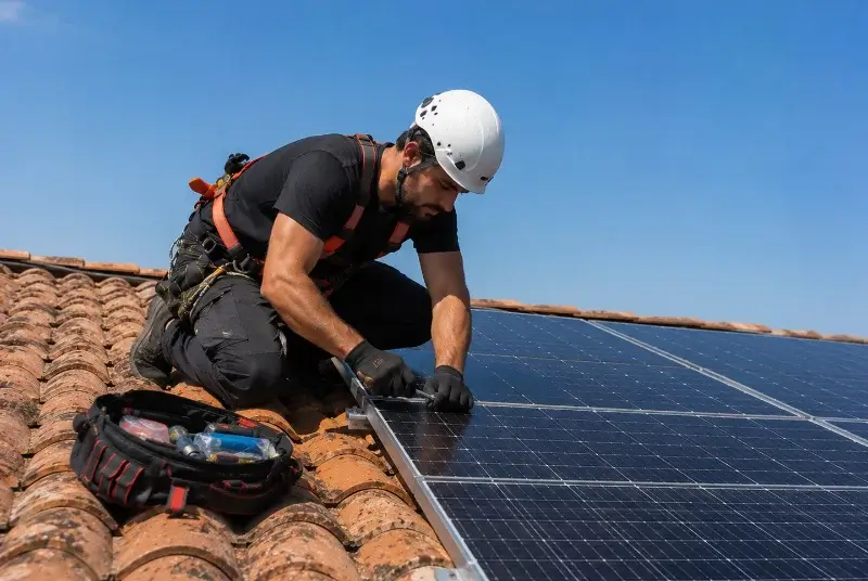 Maintenance et monitoring de panneaux solaires à Monze